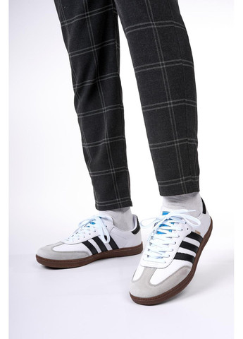 Білі Осінні кросівки чоловічі adidas samba v2 адідас самба No Brand