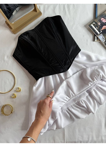 Жіночий костюм двійка: корсет без рукавів + спідниця-балон MonCher (354225406)