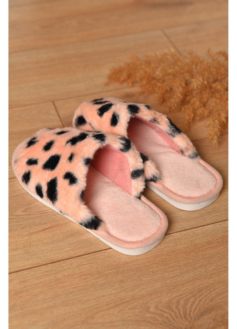 Капці домашні жіночі хутряні рожевого кольору Let's Shop (367582454)