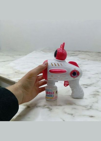 Пистолет с мыльными пузырями "Зайка-космонавт", на батарейках (сиреневый) WBX (372821424)