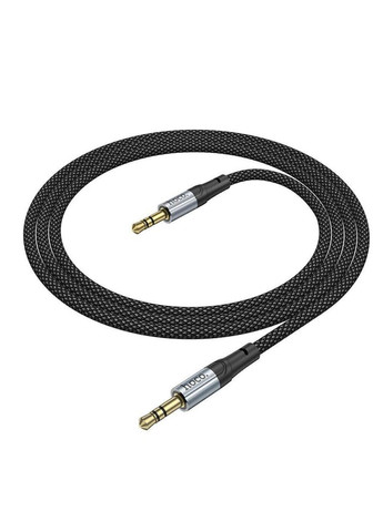 Аудиокабель AUX Fresh audio cable, 1m Black (6942007608800) Hoco UPA26 (357474374)