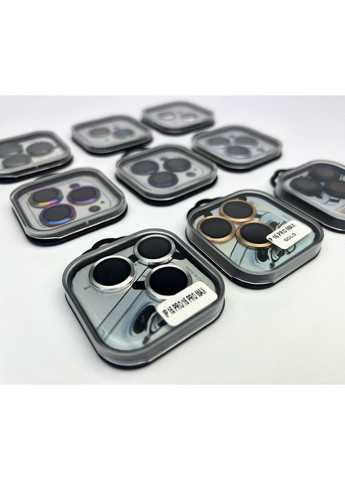 Лінзи на камеру 16 PRO захисне скло лінза айфон комплект 3 шт camera lens Gold / Золото No Brand (369136891)