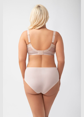 Бежевый женский бюстгальтер Gorsenia с косточками полиамид