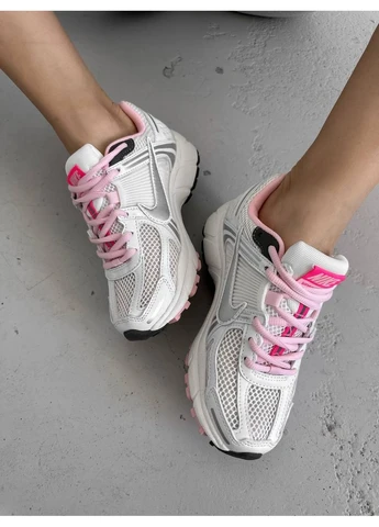 КРОСІВКИ ЖІНОЧІ NIKE ZOOM VOMERO 5 SILVER PINK НАЙК ЗУМ ВОМЕРО 5 СІРІ No Brand сірі демісезони (392032461)