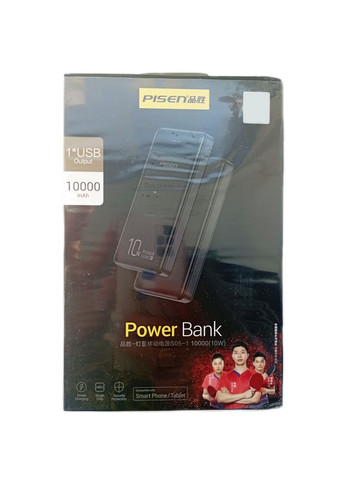 Повербанк Power Bank Cube + 10000 мАч (Black) Pisen (322864326)