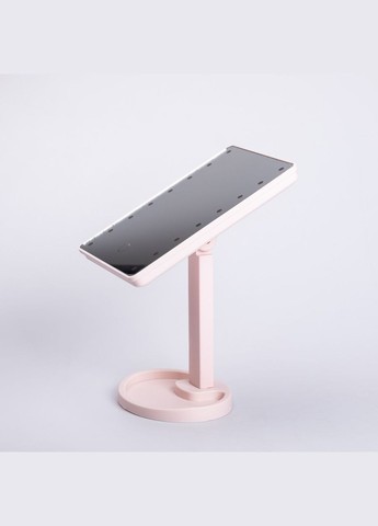 Косметическое зеркало с LED-подсветкой 16 светодиодов, розовый Yiwu (326599343)