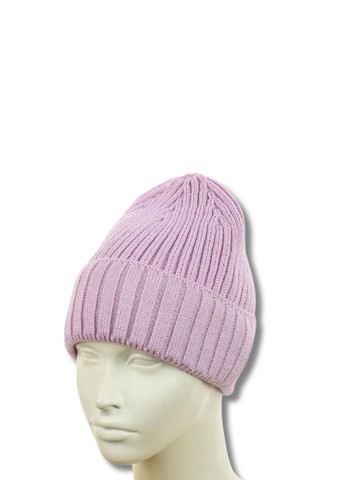 Молодежная зимняя шапка бини на флисе - Катрин No Brand Шапка біні Катрін (339597053)