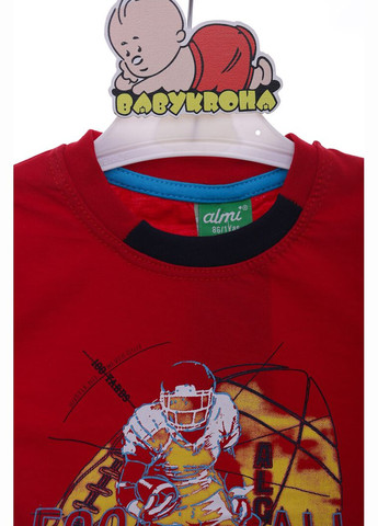 Футболка для хлопчика баскетбол червона 86 см (38138) BABYKROHA (354301023)