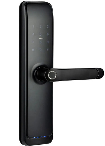 Біометричний розумний замок для дверей Husky Bluetooth Black PES (347324731)