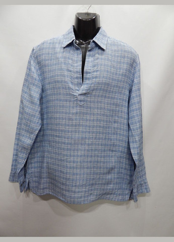 Чоловіча лляна сорочка з довгим рукавом Banana Rep р.5052 005ДР (тільки в зазначеному розмірі, тільки 1 шт.) Banana Republic (315729568)