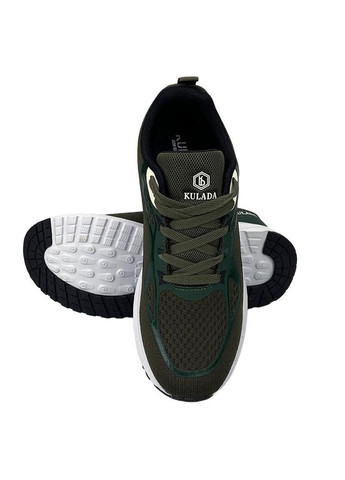 Кросівки чоловічі текстильні зелені 10501-2 No Brand (285817845)
