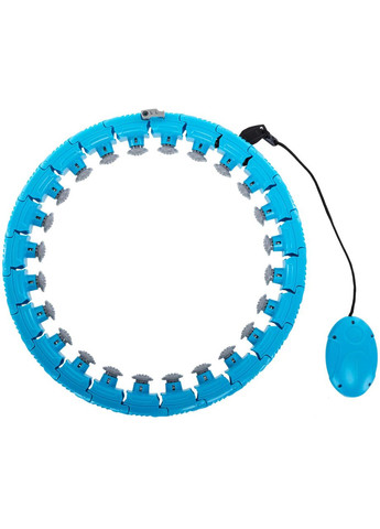 Обруч для схуднення регулювань масажний з обважнювачем FI-0766 (PP, вага-1,1 кг, Синій) SP-Planeta (361435745)