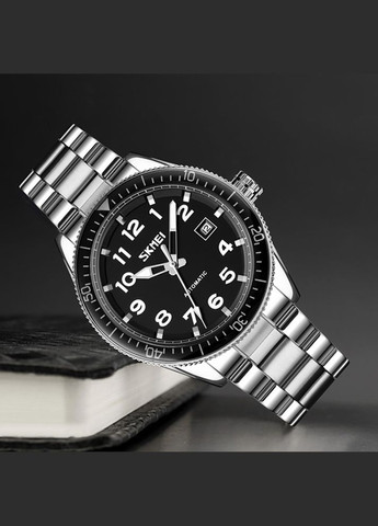 9232SSIBK Silver/Black-steel strap кварцевый сasual, классический Skmei (323886465)