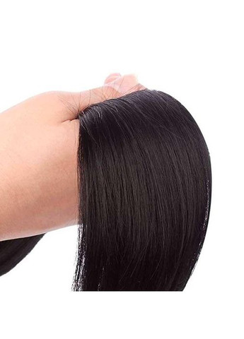 Шиньйон накладний хвіст на стрічці Didaka хвилясте волосся "Брюнетка" довжина 48см. Гарний, густий, хвилястий хвостик China (360603660)