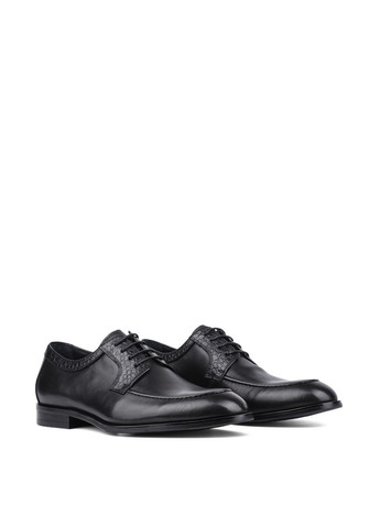 Черные мужские туфли j2352-12a-c515 черный кожа Miguel Miratez