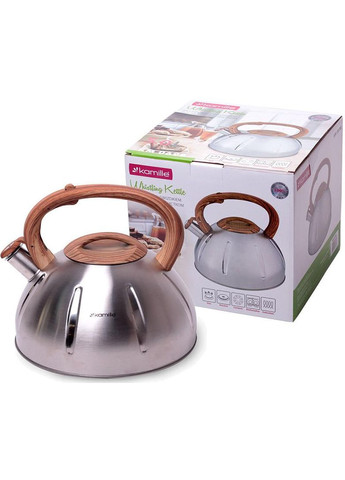 Чайник Whistling Kettle 5л из нержавеющей стали со свистком Kamille (372292867)