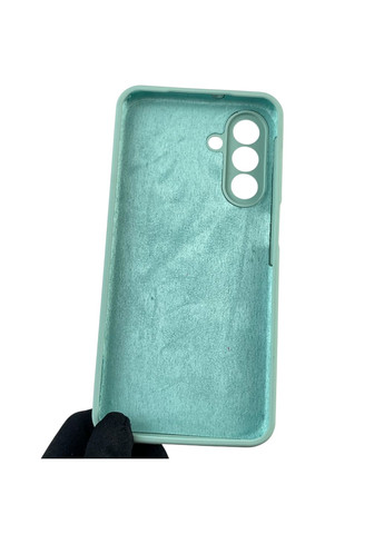 Чохол для Galaxy A26 (SM-A266) силіконовий з мікрофіброю нековзний на самсунг а26 бірюзовий Samsung (366387259)