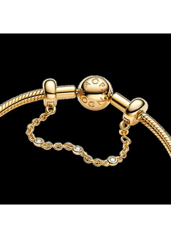 Защитная цепочка с прозрачными камешками Пандора 763515C01 Kabluchka (355344667)