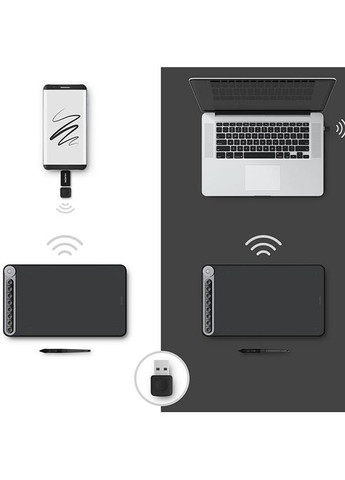 Графический планшет Inspiroy Dial Q620M + перчатка Cura CR-01 Huion (347175197)