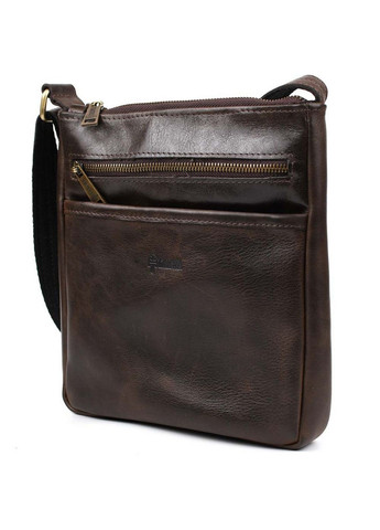 Чоловіча шкіряна сумка через плече 22х25.5х3.5 см TARWA (315869194)