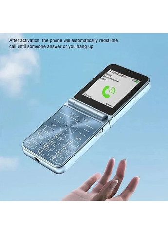 Кнопковий мобільний телефон розкладачка 15 на 4 сім карти (код 00084) • ID:rzid_84 Home (362589871)