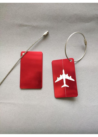 Бирка для багажу з алюмінію "Fly" 7,5 см*4,4см No Brand (369394852)