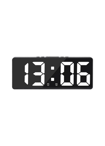 Цифровий світлодіодний настільний годинник DS-6628, 2 будильники, термометр Fying (293477781)