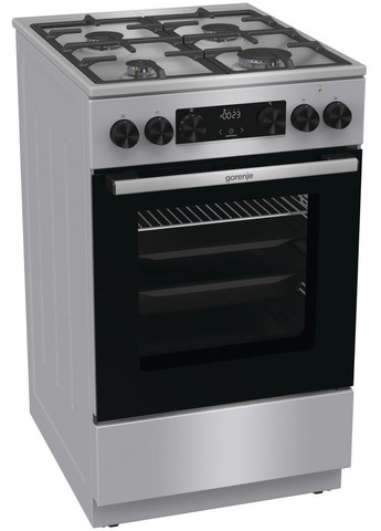 Электрическая плита комбинированная gks5c70hxf Gorenje