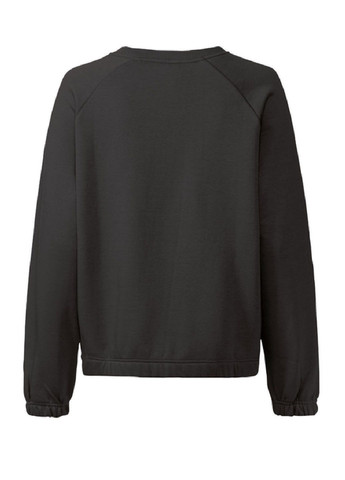 Черный женский свитшот на флисе 497377 черный Esmara однотонный (372183591)