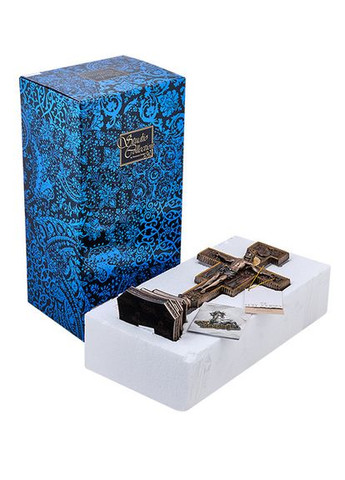 Хрест настільний Розп'яття Сан-Даміно 35,5 см 1907280 бронзове покриття Veronese (302238951)