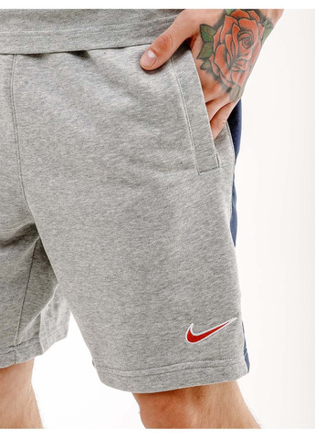 Мужские Шорты M SP SHORT FT Серый Nike (302290433)