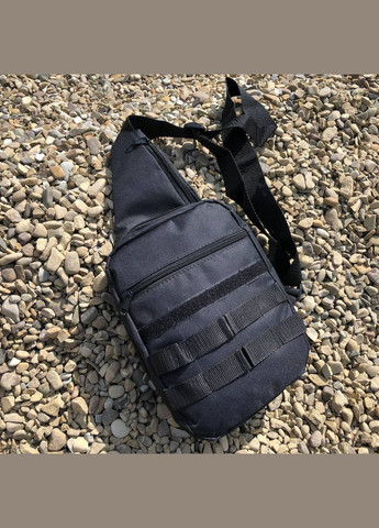 Тактична сумка кобура, чоловічий месенджер із чорної кордури, слінг, Чоловіча сумка кроссбоді, Сумка для міста No Brand (298569426)