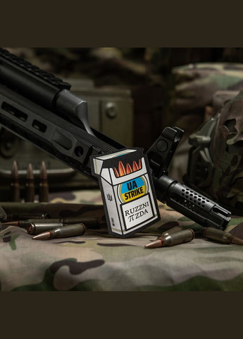 Нашивка UA STRIKE Black M-TAC (315047246)