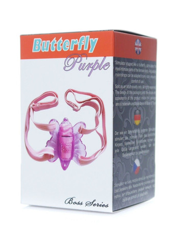 Вибро-стимулятор бабочка Butterfly Purple, BS6700056 LyBaile (285758967)