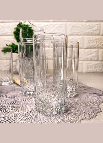 Набор стаканов Вальс 300 мл, 6 шт, прозрачное стекло для воды и сока Pasabahce (303138230)