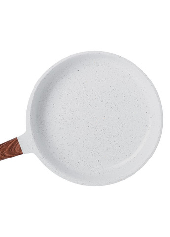 Алюмінієва сковорода 2,7 л з керамічним покриттям антипригарним Ø 28 см біла HP-4-467 MGC (370802436)