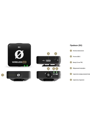Мікрофон Wireless ME Dual White WIMEDUALW Rode (393948829)