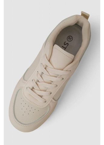 Бежеві кеди жіночі однотонні,, 248rad150 Ager