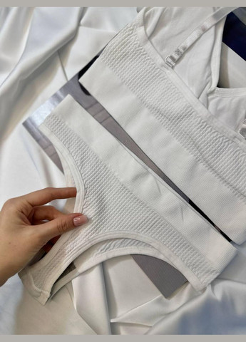 Білий демісезонний жіночий комплект нижньої білизни No Brand