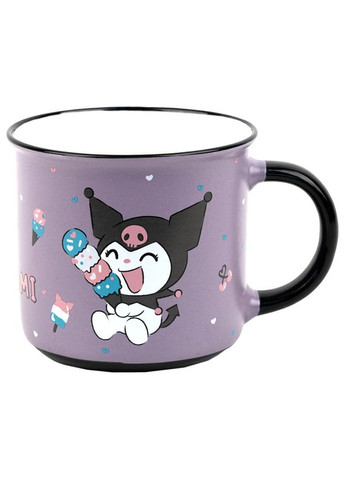 Набір чашок в подарункових упаковках Kuromi 350 мл HK25-217-2 4 шт Kite (368559512)