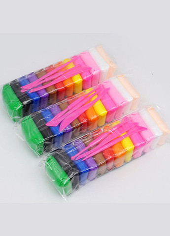 Легкий застигаючий пластилін 5D (Super light clay або modelin) для ліплення та моделювання 12 кольорів Worison (322635085)