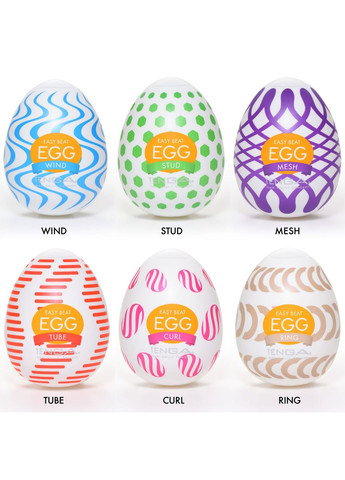 Набор яицмастурбаторов Egg Wonder Pack (6 яиц) - CherryLove Tenga (282710324)