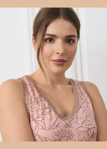 Сорочка віскозна на широких бретельках Nicoletta (297914057)