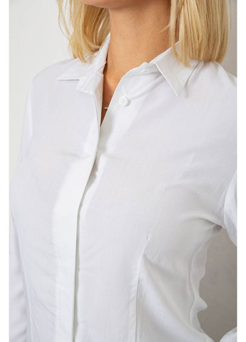 Белая блуза классическая, 230r08-2 Ager