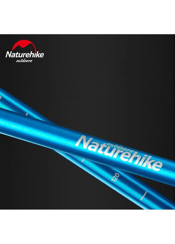 Трекинговые палки 5-сек. (пара) 115-135 см NH17D009-Z голубой Naturehike (285767621)