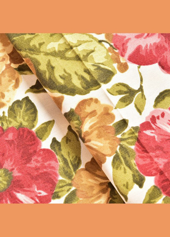 Скатерть 140х170 см с пятно и водоотталкивающей пропиткой хлопок пион бордо IDEIA (334726855)