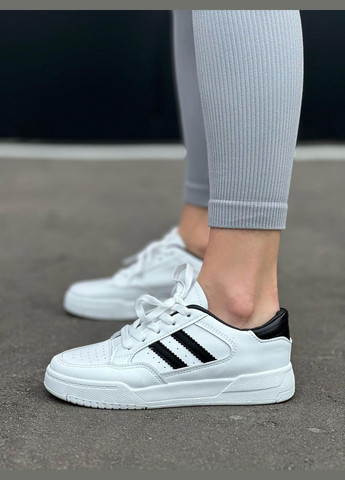 Білі кросівки жіночі демісезонні білі екошкіра весна літо осінь спортивні No Brand