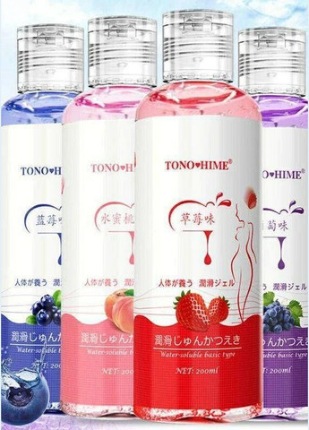 Лубрикант на водной основе оральный интимная смазка для секса со вкусом гель интимный Tono Hime 200 мл Cindylove (329901335)