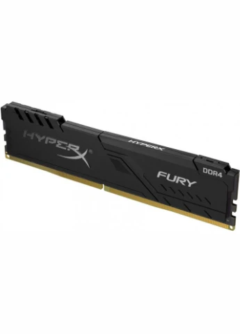 Память DDR4 4Gb, 3200 MHz, HyperX Fury, Black, 16-18-18, 1.35V, с радиатором (HX432C16FB3/4) Kingston (322702063)