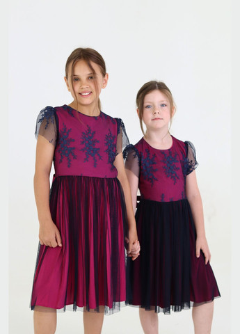 Малиновое платье детское Piccolo (298729176)